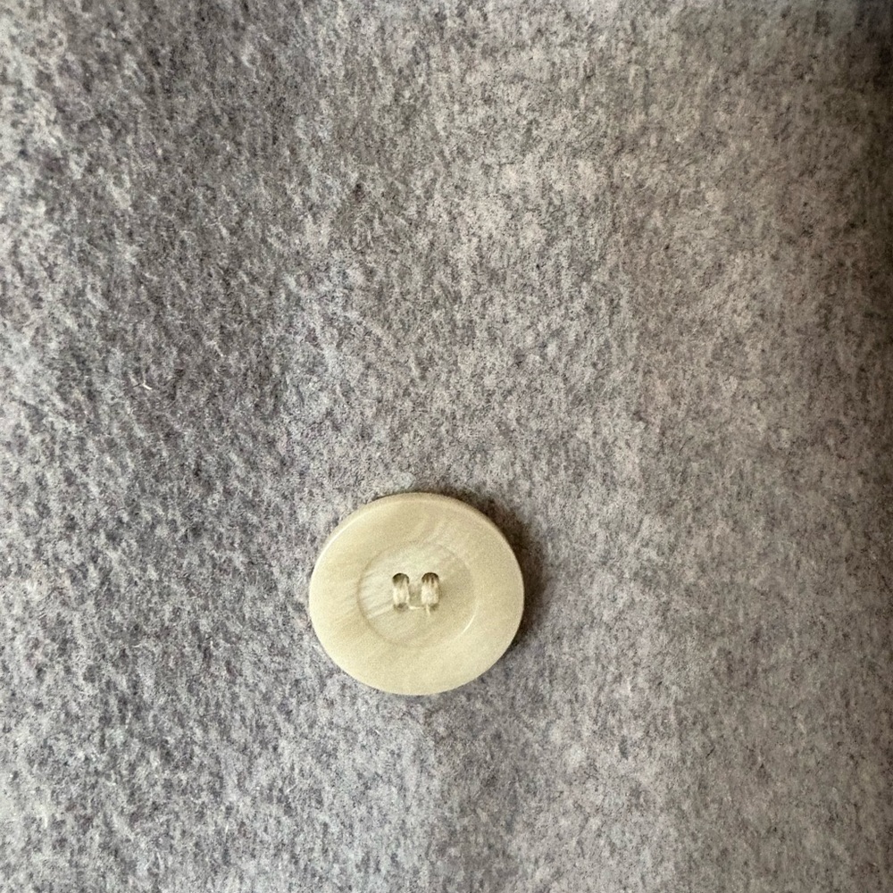 LOFT Women's Gray Double-Breasted Pea Coat - Picture 4 of 8